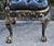 Chippendale Vtg. Corner Chair Black Lacquer Gilt Chippendale Roundabout For Sale - Image 3 of 16