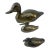 Vintage 1979’s Brass Mother Duck With Ducklings Set- 3 Pieces For Sale