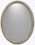 Vintage Mirror in Porcelain & Wood Frame with Rose & Bud Decoration by Giulio Tucci For Sale - Image 9 of 9
