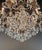 1910s Antique Louis XV Revival Tradition Crystal Chandelier Brass and Metal 8 Lights For Sale - Image 5 of 16