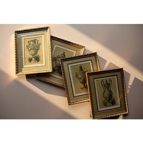 Vintage Neoclassical Gilded Framed Prints by c.h. Kreutzberger – Set of 4 For Sale - Image 15 of 15