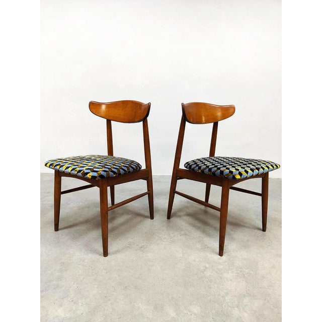 1960s Vintage Danish Birchcraft Collection Dining Chairs from Stoelen Baumritter, 1960s For Sale - Image 5 of 5