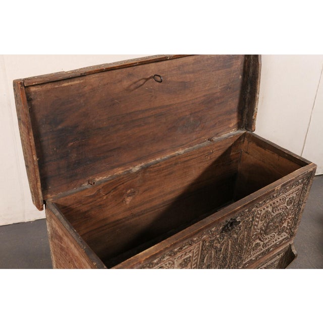 19th Century Moorish Raised Wooden Chest For Sale - Image 11 of 11