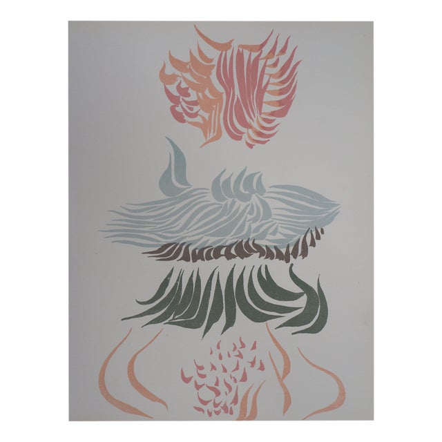 Jacques Herold, Flowers, Lithograph For Sale