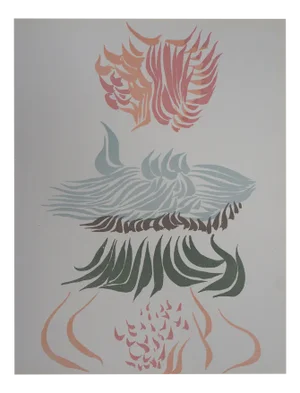 Jacques Herold, Flowers, Lithograph