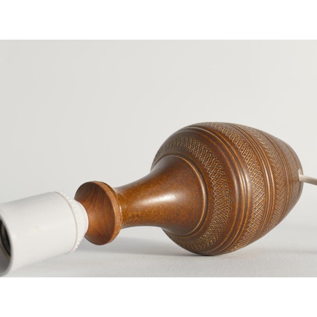 Brown Stoneware Model Number 59617 Table Lamp from Scheurich, West Germany, 1960s For Sale - Image 13 of 16