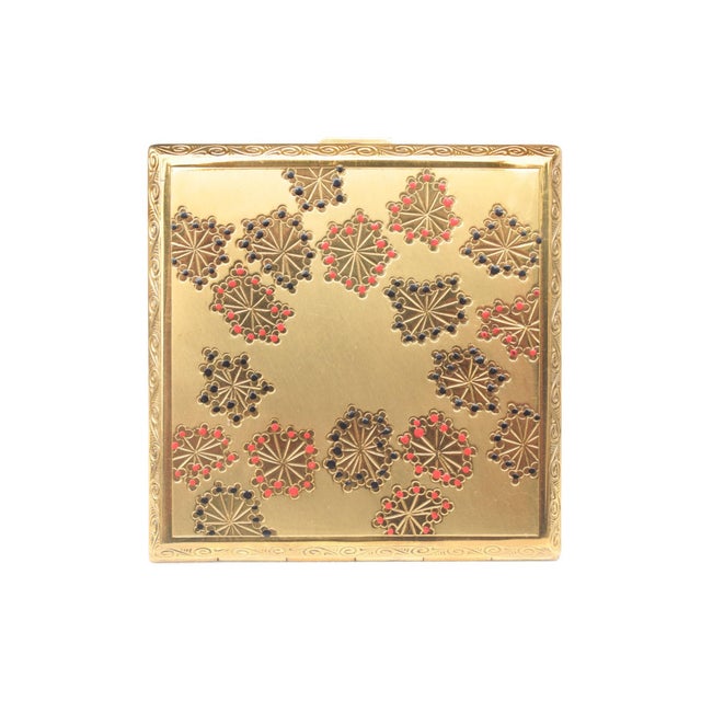 Art Deco Square Cosmetic Box, 1930s For Sale - Image 10 of 10