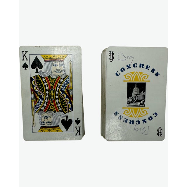 Mid 20th Century Vintage Equestrian Congress Double Deck Playing Cards For Sale - Image 5 of 10