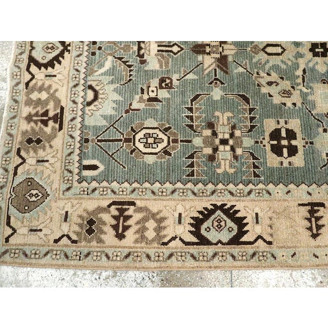 Mid 20th Century Galerie Shabab Collection Mid-20th Century Persian Malayer Accent Rug For Sale - Image 5 of 7