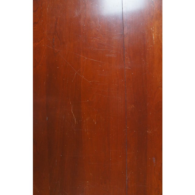 1940s Willett Wildwood Cherry Drop Leaf Gateleg Farmhouse Barley Twist Dining Table For Sale - Image 11 of 15