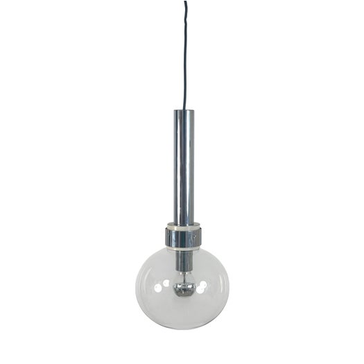 Large Space Age Pendant Light attributed to Motoko Ishii for Staff, 1970s For Sale