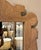Contemporary Arteriors Organic Modern Abaca Wrapped Mowgli Wall Mirror For Sale - Image 3 of 9