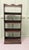 Art Deco 5 Shelf Open Book Case This charming little shelf unit has a gallery to the back of the top shelf and 5 open...