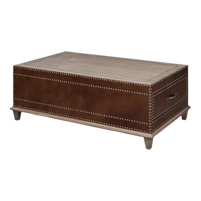 Leather Coffee Table For Sale