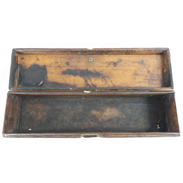 Chinese Red Leather and Silver Gilt Document Box For Sale - Image 10 of 13