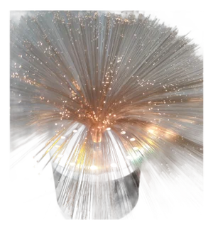 Space Age Fiber Optic Table Lamp, 1960s