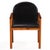 Mid-Century Modern Set of Six Italian Olive Wood Armchairs, C. 1965. For Sale - Image 3 of 8