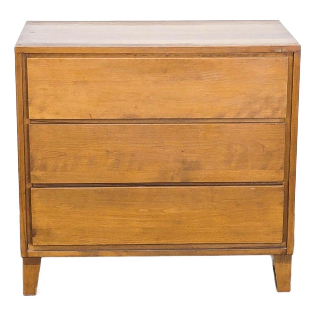 1990s Conant Ball Vintage 3-Drawer Solid Wood Dresser - Mid Century Modern Style For Sale