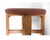 Vintage Midcentury Modern Leather & Pine Stool Ottoman, in the Manner of Kai Kristianssen, Sweden, 1970s For Sale - Image 4 of 12