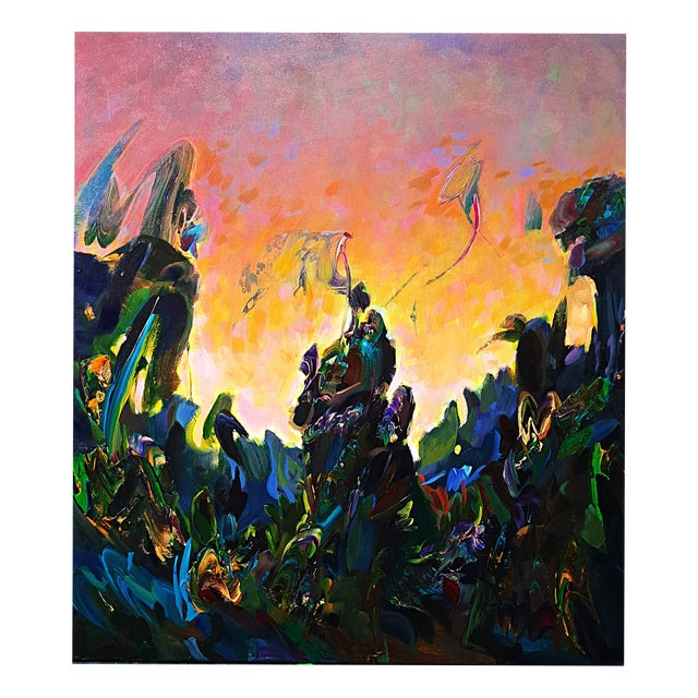 Franciszek Ledochowski, The Atis Planet 2, Acrylic on Canvas, 2025 For Sale