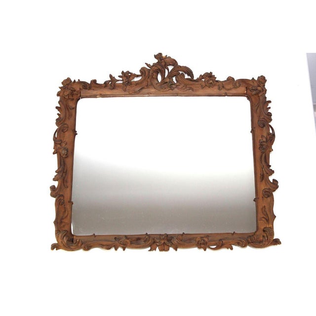 Carved Wooden Frame with Mirror, 1880s For Sale - Image 17 of 17