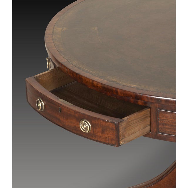 Regency Mahogany Drum Table, 1820 For Sale - Image 12 of 15
