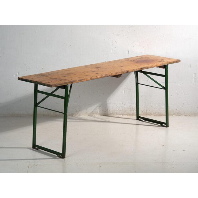 Vintage Beer Garden Table in Pine Wood, Germany, 1960 For Sale - Image 10 of 10
