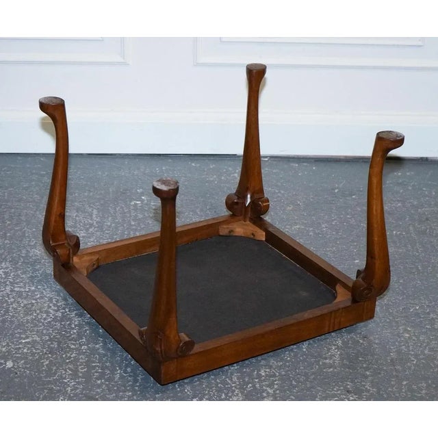 Victorian Hand Carved Queen Anne Legs Piano Stool For Sale - Image 12 of 13