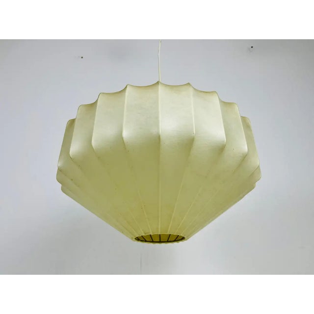 Mid-Century Modern Mid-Century Cocoon Losange Pendant Light, 1960s, Italy For Sale - Image 3 of 13
