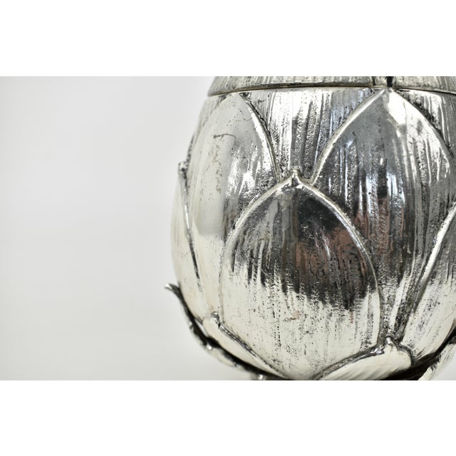 Silver Artichoke Ice Bucket by Mauro Manetti, 1970s For Sale - Image 11 of 12