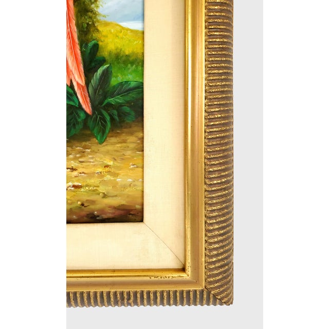 Parrot Painting by Girardi 1986 and Designed by Kinder-Harris For Sale - Image 10 of 17