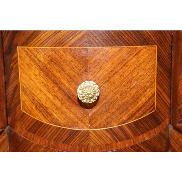 Rare Kingwood, Bronze and Leather Top Ladies Desk by Leon Dromard For Sale - Image 12 of 15