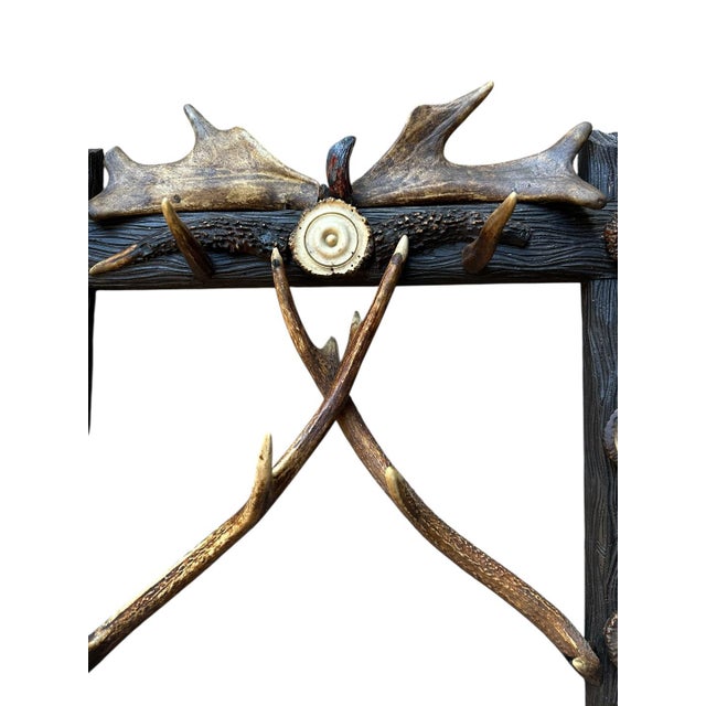 Antique Antler Hat Rack For Sale - Image 4 of 4