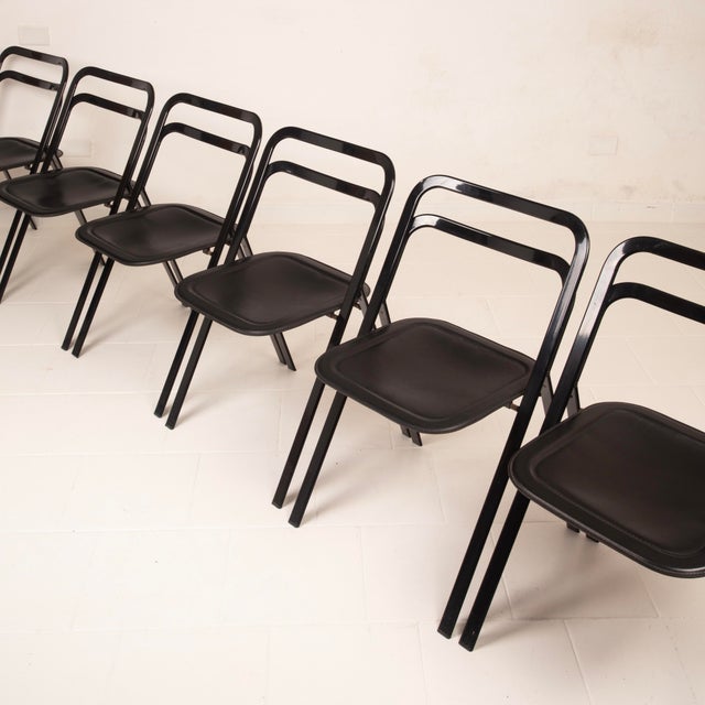 Clio Chairs by Giorgio Cattelan for Cidue, 1970s, Set of 6 For Sale - Image 18 of 18