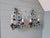Mid-Century Modern Murano Crystal Floral Wall Sconces, 1950s, Set of 2 For Sale - Image 3 of 15