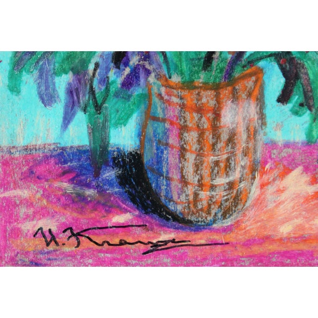 Uldis Krauze, Poppy, 2021, Oil on Cardboard For Sale - Image 6 of 7