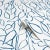Schumacher SAMPLE - Schumacher Solandra Vine Wallpaper In Navy For Sale - Image 4 of 4