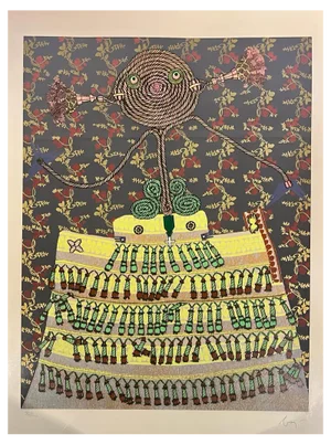 Enrico Baj, General Screenprint, 1970s, Silk-Screen