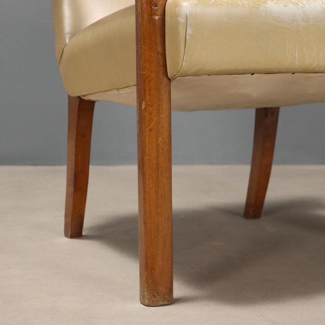 Vintage Armchairs in Beech, 1960s For Sale - Image 5 of 8
