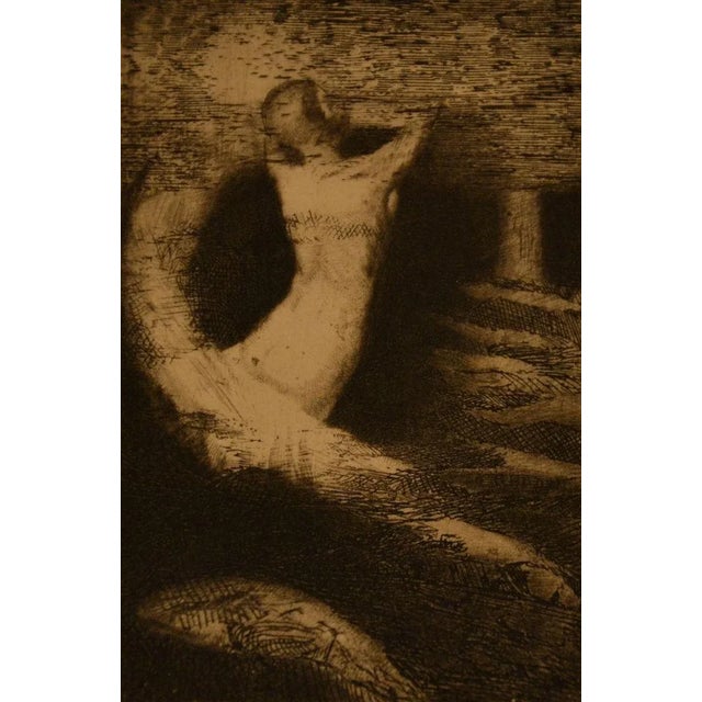Odilon Redon, Passage d'une Ame, 1891, Etching For Sale - Image 4 of 5