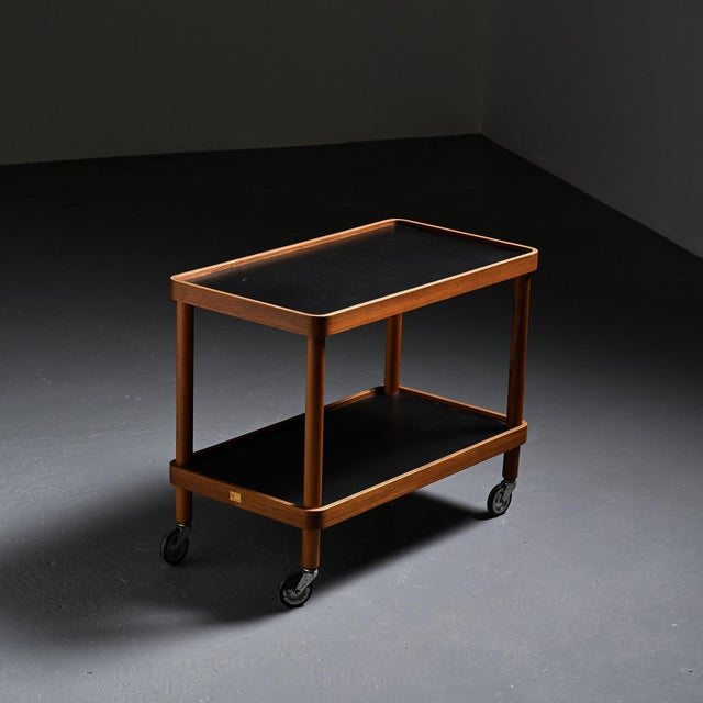 Rolling Cart by Isamu Kenmochi for Yamaguchi, 1970 For Sale - Image 15 of 15