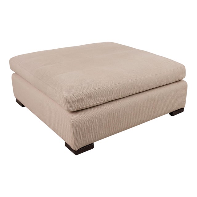 Conseta Ottoman in Cream Fabric from Cor For Sale