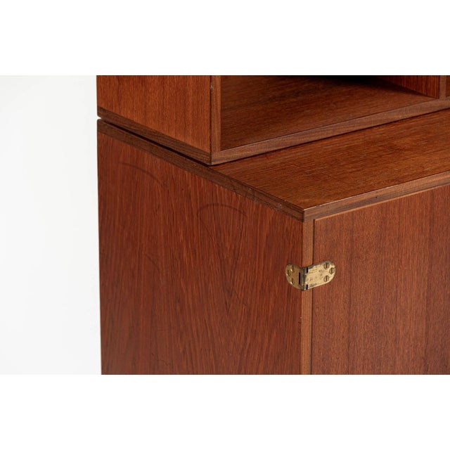 Danish Mid-Century Modern Teak Bookcase Cabinet by Peter Løvig Nielsen, 1960s For Sale - Image 10 of 18