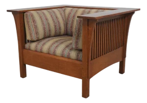 Stickley Mission Oak Prairie Club Chair