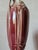 Art Nouveau Burgundy Barbotine Vase with Floral Relief, 1900s For Sale - Image 9 of 16