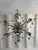 1940s French Maison Baguès Murano Green Drops Beaded Scrolls Chandelier Rare C 1940 For Sale - Image 5 of 18