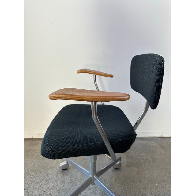 Mid-Century Modern 1960s Danish Mid Century Office Chair by Labofa For Sale - Image 3 of 12