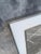 Contemporary 1970s Lacquered Wood and Brass Mirror 16 by 24” For Sale - Image 3 of 8