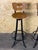 Vintage Brutalist Bar Stools in Iron and Wood, 1960s, Set of 2 For Sale - Image 4 of 18