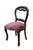 Victorian Antique Victorian Mahogany Balloon Back Child Doll Salesman Sample Parlor Chair For Sale - Image 3 of 14